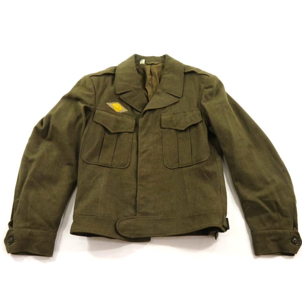 WWII Ike Dress Green Jacket Coat Sz 36R WW2